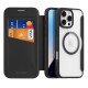 Dux Ducis Skin X Pro iPhone 16 Pro Case with MagSafe and Flip Cover - Black