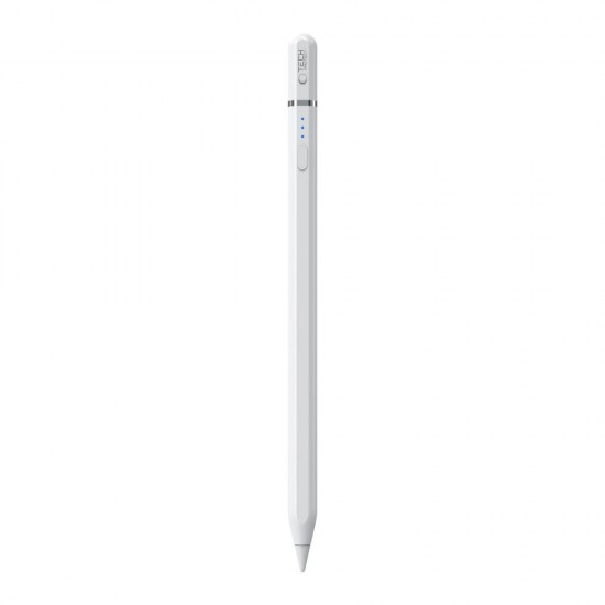 Tech-Protect Digital Magnetic Stylus Pen 3 Magnetic for iPad Tablet - White