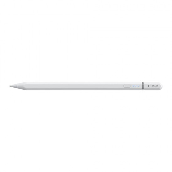 Tech-Protect Digital Magnetic Stylus Pen 3 Magnetic for iPad Tablet - White