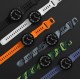 Tech-Protect Silicone Line Strap for Samsung Galaxy Watch 4 / 5 / 5 Pro / 6 / 7 / FE - Black