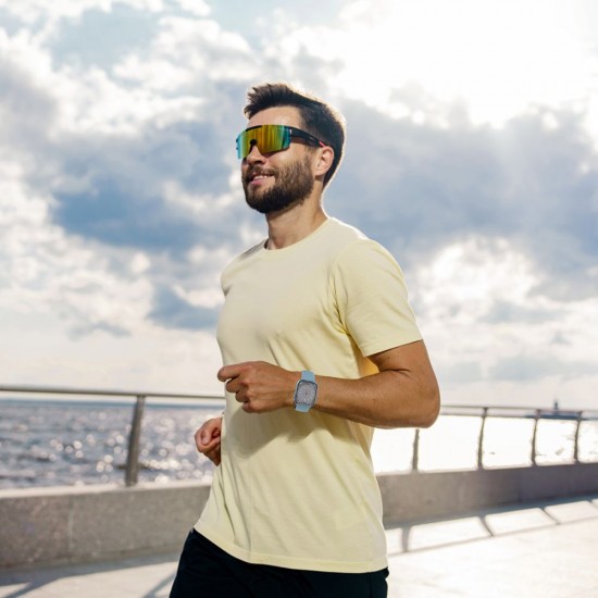 Tech-Protect Silicone Strap for Apple Watch 4 / 5 / 6 / 7 / 8 / 9 / SE (38 / 40 / 41 mm) - Brown