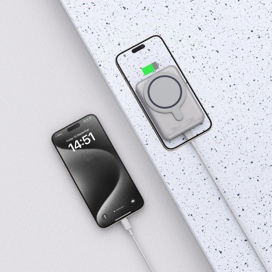 Powerbank Tech-Protect PB11 LifeMag MagSafe 10000 mAh - titanium