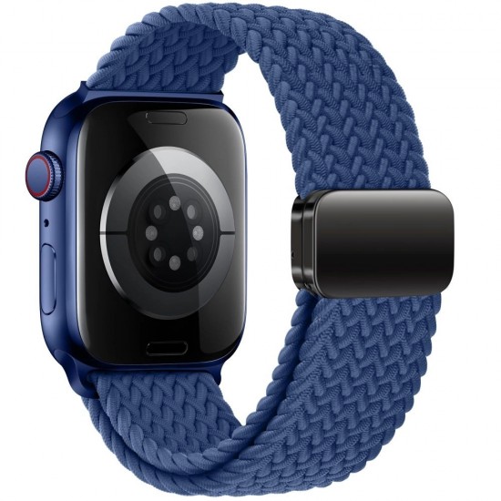 Tech-Protect Nylonmag Strap for Apple Watch 4 / 5 / 6 / 7 / 8 / 9 / SE / Ultra 1 / 2 (42 / 44 / 45 / 49 mm) - Blue