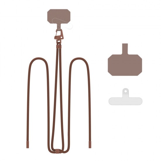 Tech-Protect C5S Rope Crossbody Strap Leash - Brown