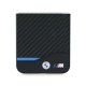 BMW Carbon Blue Line Case for Samsung Galaxy Z Flip 6 - Black