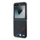 BMW Carbon Tricolor Case for Samsung Galaxy Z Flip 6 - Black