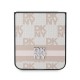 DKNY Checkered Pattern Printed Stripes Case for Samsung Galaxy Z Flip 6 - Pink