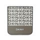 DKNY Repeat Pattern Bottom Stripe Case for Samsung Galaxy Z Flip 6 - Brown
