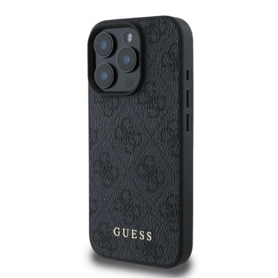Guess 4G Classic Case for iPhone 16 Pro Max - Black