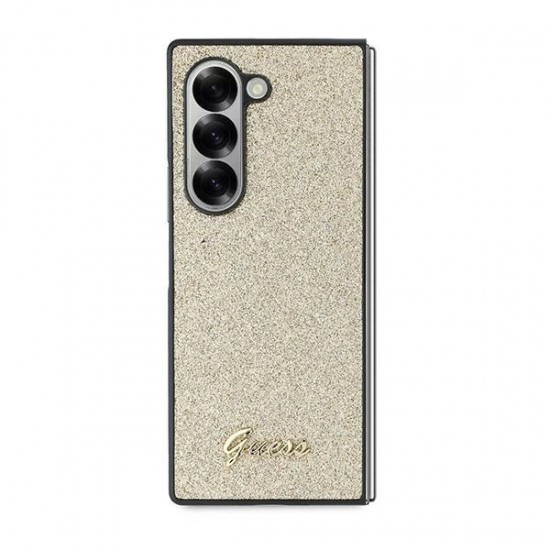 Guess 4G Glitter Script Case for Samsung Galaxy Z Fold 6 - Gold