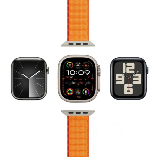 Puro Extreme Nylon Strap for Apple Watch 42 / 44 / 45 / 49 mm - Orange