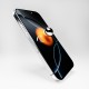 Puro Flexible Glass D3O Hybrid Glass with Black Frame for iPhone 16 Pro Max