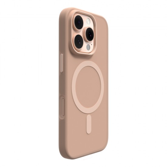 Puro Daylight MagSafe Silicone Case for iPhone 16 Pro Max - Beige