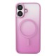 Puro Gradient MagSafe Silicone Case for iPhone 16 - Pink