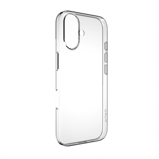 Puro 03 Nude Silicone Case for iPhone 16 - Transparent