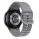 Tech-Protect Silicone Sport Strap for Samsung Galaxy Watch 4 / 5 / 5 Pro / 6 / 7 / FE - Gray