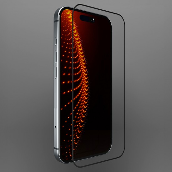 SBS Tempered Glass D3O with frame for iPhone 16 Pro
