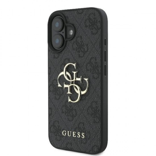 Guess 4G Big Logo Case for iPhone 16 - Black