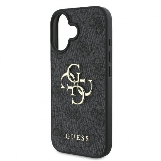 Guess 4G Big Logo Case for iPhone 16 - Black