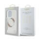 Guess IML Flowers Wreath MagSafe Case for iPhone 16 Pro - Clear