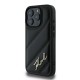 Karl Lagerfeld Quilted Signature iPhone 16 Pro Case - Black