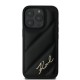 Karl Lagerfeld Quilted Signature iPhone 16 Pro Case - Black