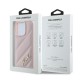 Karl Lagerfeld Quilted Signature iPhone 16 Pro Case - Pink