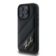 Karl Lagerfeld Quilted Signature iPhone 16 Pro Max Case - Black