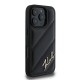 Karl Lagerfeld Quilted Signature iPhone 16 Pro Max Case - Black