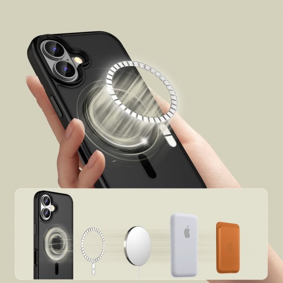 Tech-Protect MagMat MagSafe iPhone 16 Case - Black