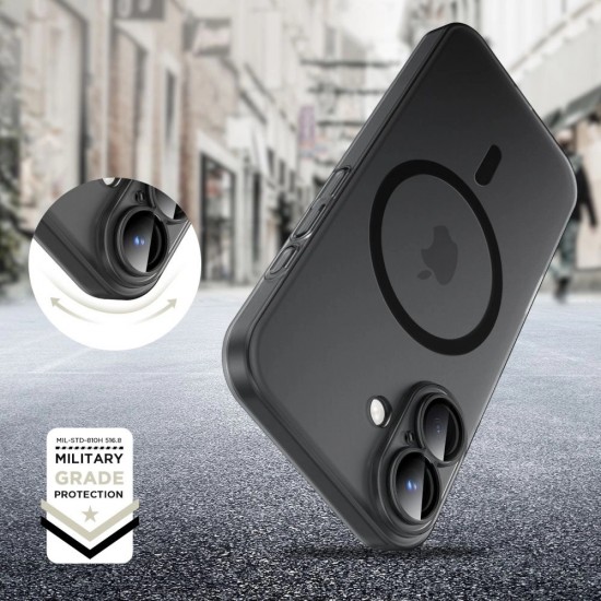 Tech-Protect MagSlim MagSafe iPhone 16 Case - Black