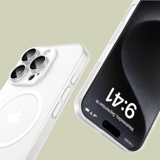 Tech-Protect MagSlim MagSafe Case for iPhone 16 Pro - White