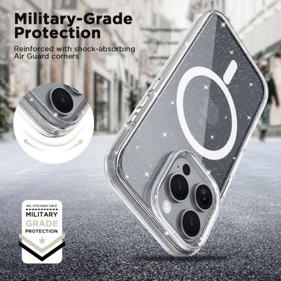 Tech-Protect FlexAir Hybrid MagSafe Case for iPhone 16 Pro - Clear