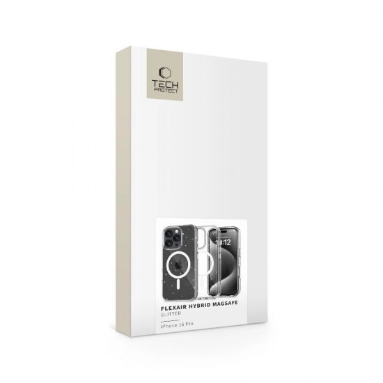 Tech-Protect FlexAir Hybrid MagSafe Case for iPhone 16 Pro - Clear