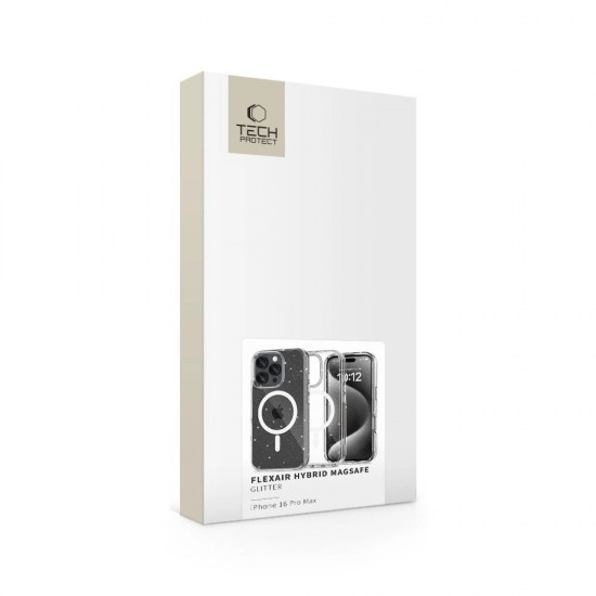 Tech-Protect FlexAir Hybrid MagSafe Case for iPhone 16 Pro Max - Clear