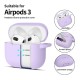 Tech-Protect Silicone Hook Case for Apple AirPods 3 - Purple