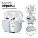 Tech-Protect Silicone Hook Case for Apple AirPods 3 - Gray