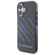 BMW Motosport IML Random Stripes iPhone 16 Plus Case - Black