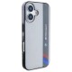 BMW Motosport IML Vertical Stripe iPhone 16 Case - Gray