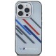 BMW Motosport IML Random Stripes iPhone 16 Pro Max Case - Gray
