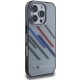 BMW Motosport IML Random Stripes iPhone 16 Pro Max Case - Gray