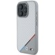 BMW M Carbon Tricolor Line MagSafe Case for iPhone 16 Pro - Gray