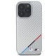 BMW M Carbon Tricolor Line MagSafe Case for iPhone 16 Pro - Gray