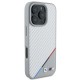 BMW M Carbon Tricolor Line MagSafe Case for iPhone 16 Pro - Gray