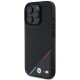 BMW M Perforated Tricolor Line MagSafe Case for iPhone 16 Pro - Black