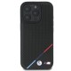 BMW M Perforated Tricolor Line MagSafe Case for iPhone 16 Pro - Black