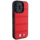 BMW M Perforated And Stitched Line MagSafe case for iPhone 16 Pro - red