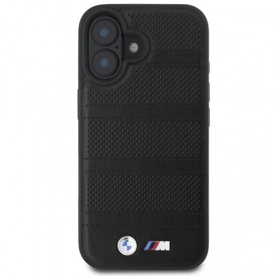 BMW M Perforated And Stitched Line MagSafe case for iPhone 16 - black