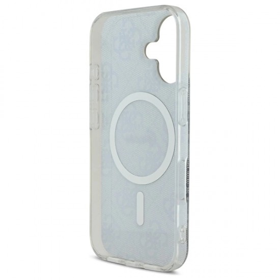 Guess IML 4G MagSafe iPhone 16 Case - Blue