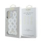 Guess Peony Script Logo MagSafe iPhone 16 Case - White